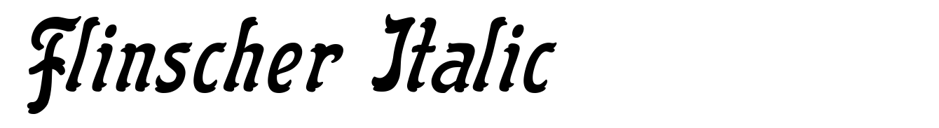 Flinscher Italic